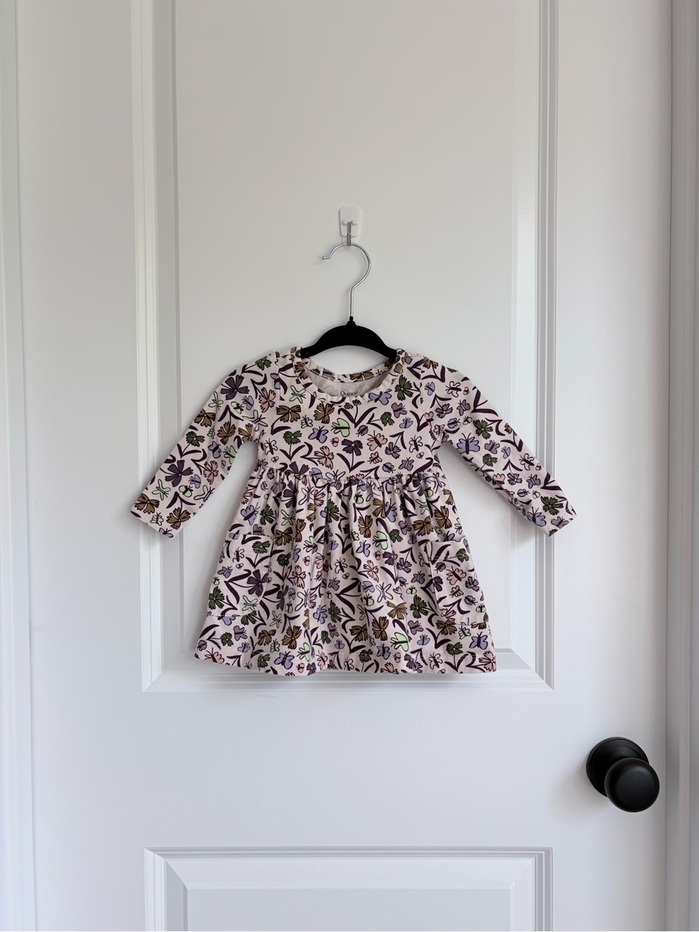 Quince Floral Long Sleeve Dress with Pockets